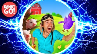 “Pigs on the Loose!” 🐷 Farm Animal Adventure ⚡️HYPERSPEED REMIX⚡️/// Danny Go! Songs for Kids