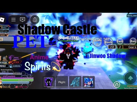 Shadow Castle Soul Pet & Jinwoo Shadow 🗿👤 - Anime Spirits