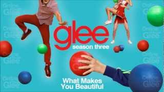 What Makes You Beautiful - Glee [HD Full Studio]