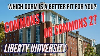 comparing commons 1 and commons 2 at liberty university// dorm tours