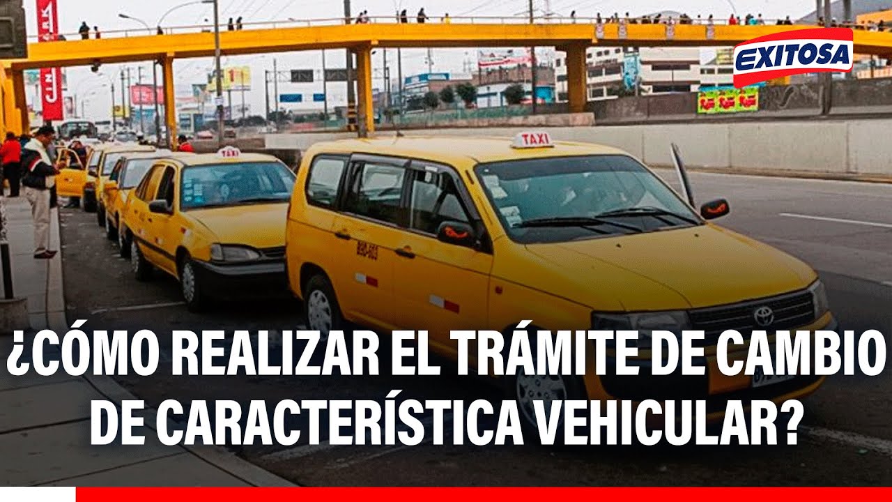 🔴🔵 ¿Cómo realizar el trámite de cambio de característica vehicular?