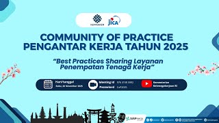 Download lagu [LIVE] Community of Practice Pengantar Kerja Tahun 2025 mp3