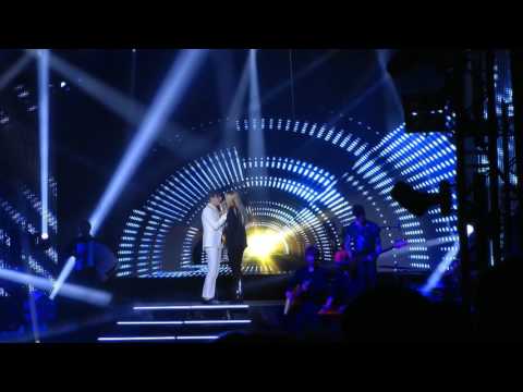 Laura van den Elzen & Mark Hoffmann im DSDS Finale