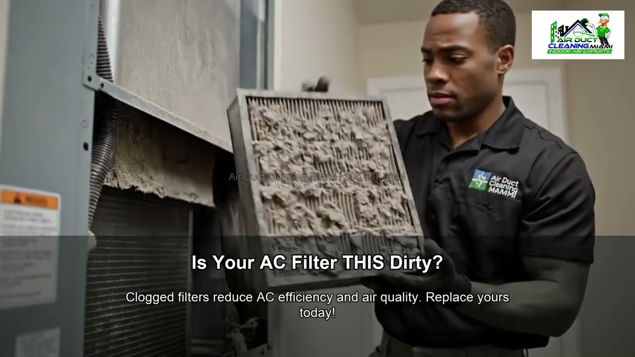 Is Your AC Filter This Dirty? Air Filter Replacement Service Miami