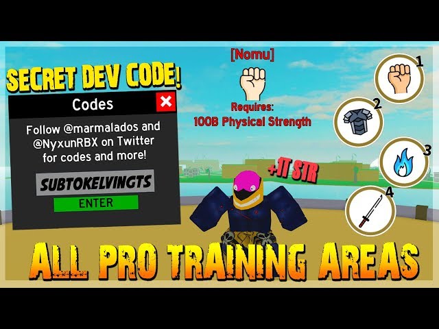 All New Pro Training Areas Owner Special Free Codes In Anime Fighting Simulator Roblox Youtuberandom - kelvingts roblox youtube