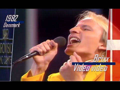 eurovision 1982 Denmark 🇩🇰 Brixx - Video video ᴴᴰ