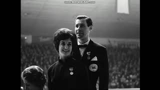 Doreen Denny &amp; Courtney Jones (Clip) GBR European Champions 1961 West Berlin