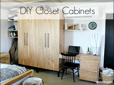 How to Build Your Own Closet Cabinets