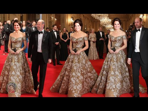 Crowd Gasps as Catherine Stuns in a Breathtaking Gown Beside Prince William at the State Visit