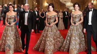 Crowd Gasps as Catherine Stuns in a Breathtaking Gown Beside Prince William at the State Visit