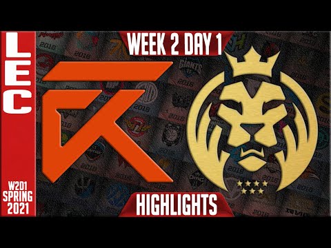 XL vs MAD Highlights | LEC Spring 2021 W2D1 | Excel vs MAD Lions