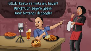 Download lagu Food Vlogger Lucknut - Hobby Jelekin Resto & Peras 50 jt | kartun Animasi Drama Kuliner mp3