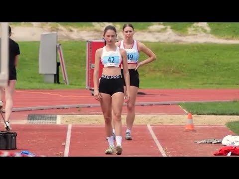 Ivana Vučetić (SLO) Long jump Girls U20 502 cm 10th Place Team Championships Kranj 2024