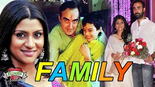 Konkona Sen Sharma Family With Parents Husband Son