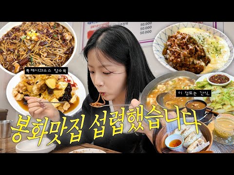쟁반짜장탕수육치즈제육덮밥가래떡구이술빵대추차생강차알탕배추전을 하루에 다 먹은 여자가 있다..?｜나의 봉화 다이어리