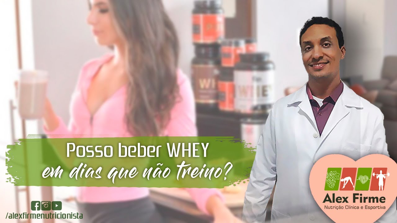 Devo usar WHEY em dias que não treino