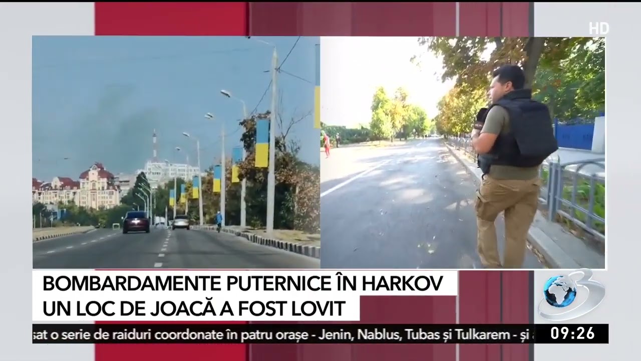 Echipa Antena 3 CNN trimisa special in Ucraina a fost martora atacului din Harkov