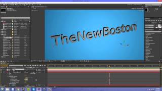 After Effects CS6 Tutorial - 78 - Creating 3D Text