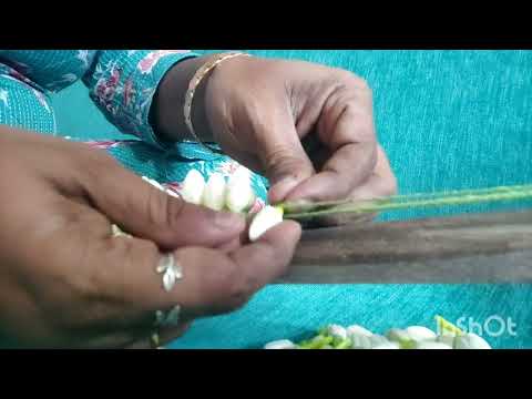3/100 Day challenge Srilakshmi's artificial jasmine flowers making @6382648743