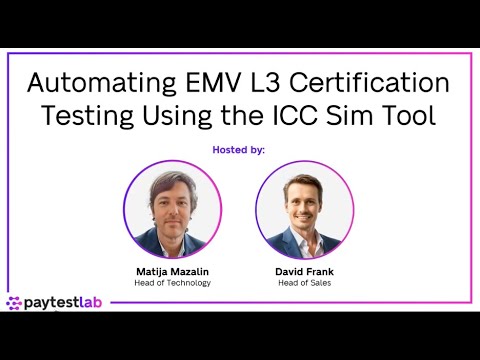 Webinar Automating Emv L3 Certification Using The Iccsimtmat