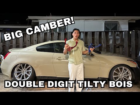STANCED G37 BUILD PT.1 (HOW TO RUN CAMBER ON G's/Z's)