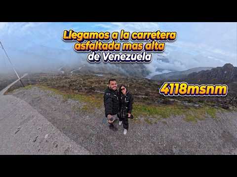 Cruzando los páramos de Merida en moto - Pico el Aguila, Capilla de piedra.