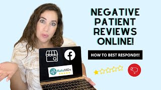 How to answer to patient ONLINE REVIEWS | For Doctors & Dentists