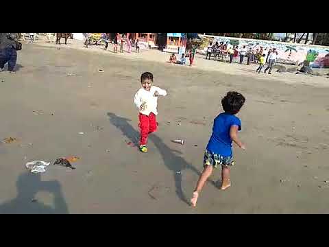 Aadarsh at the beach Side