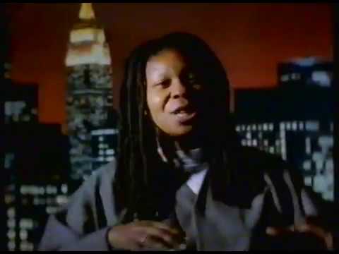 BBC2 continuity 1998: Whoopi Goldberg 75 Years of the BBC promo/The Entertainment Biz/BBC2 Ident