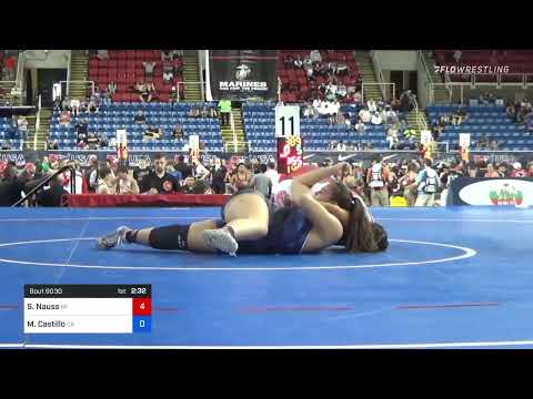 180 Lbs Semifinal - Sabrina Nauss, Michigan Vs Maliya Castillo, California F91c