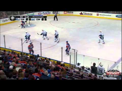 Canucks @ Oilers Highlights 4/27/13