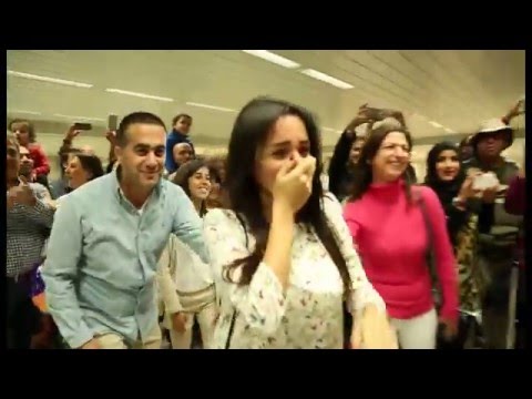 Bruno Mars Marry You Flash Mob Proposal Jacob and Eliane - Beirut Rafic Hariri International Airport