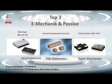 Die »Produkte des Jahres 2020« in der Rubrik »Elektromechanik & Passive Bauelemente«