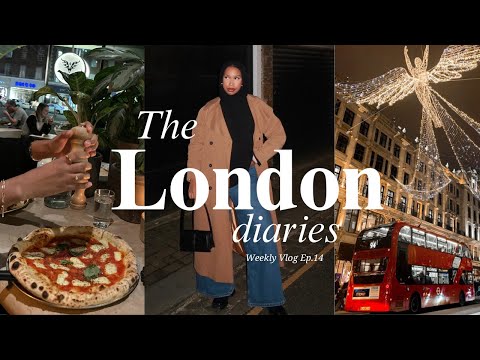 London Diaries 🇬🇧 Weekly Vlog Ep. 14: winter wonderland, dinner dates & cafés, romanticising life