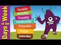 Days of the Week Song for Kids | Kindergarten, Preschool & ESL | Fun Kids English