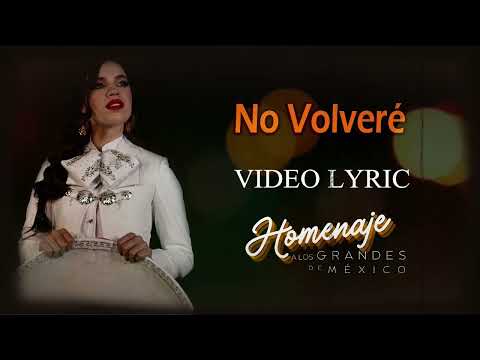 Silvia Zepeda - NO VOLVERÉ (Letra)