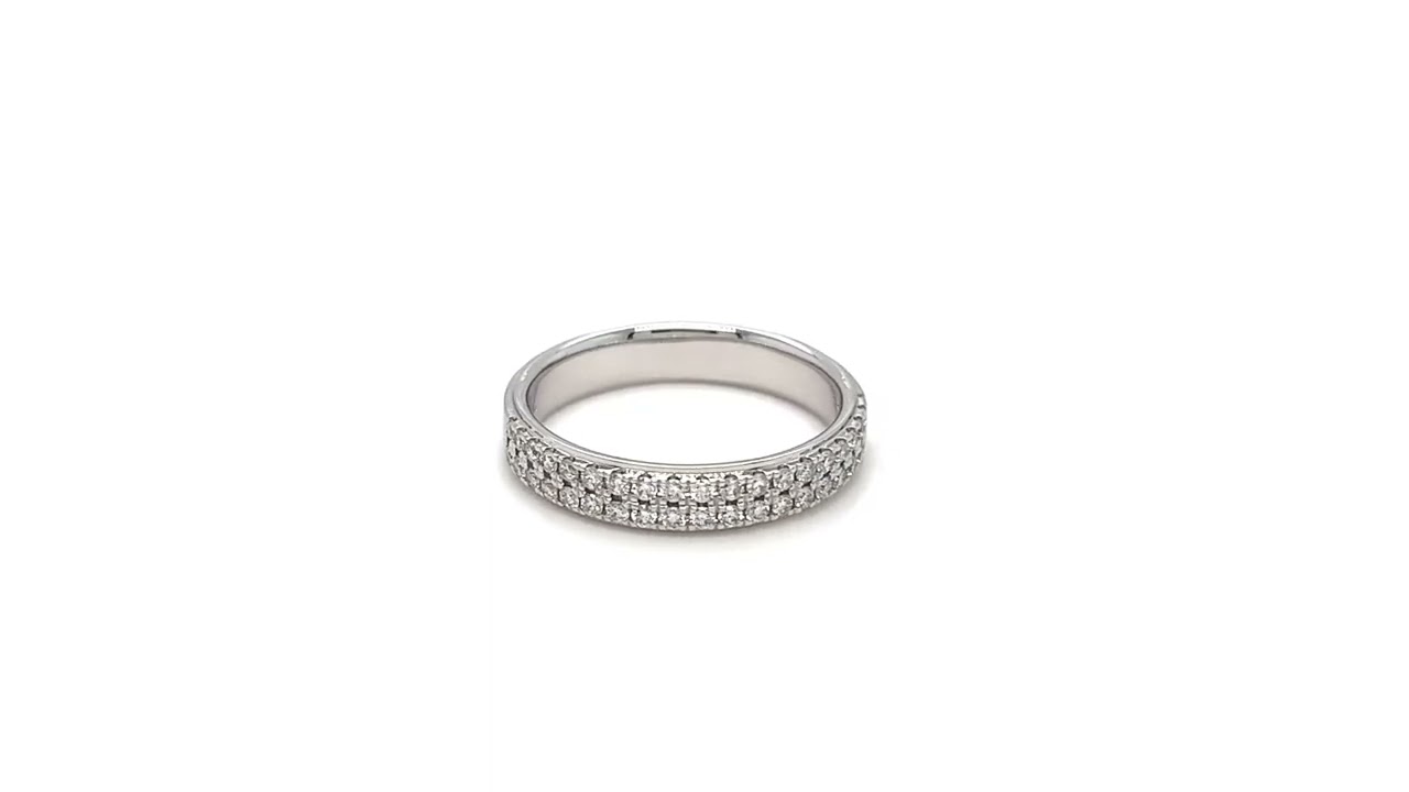 Dazzling Ring 2 rk. 0,34 H-W/SI 14 kt.