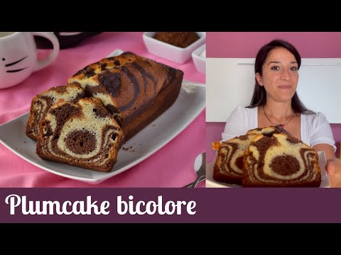 Plumcake bicolore senza burro