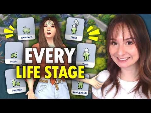 I try the Every Life Stage Challenge in The Sims 4...