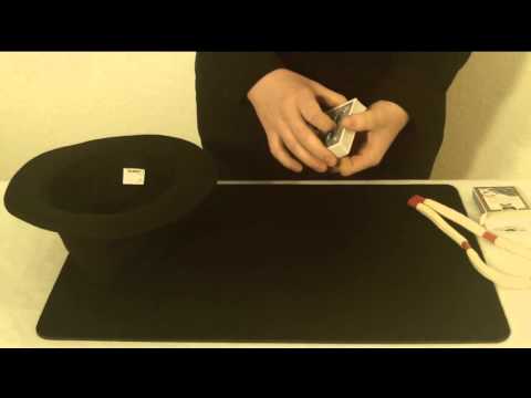 Kartenseil Card Rope Magic Trick