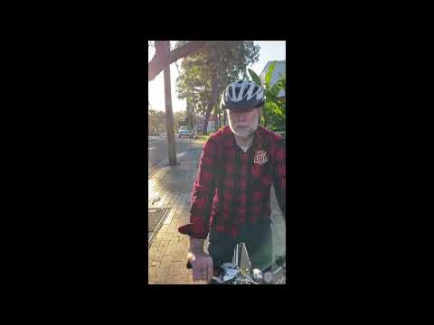 Listen to Gordon Farrelly, Council's Traffic & Transport Team Leader, explain what treatments are proposed as he rides along the proposed bicycle route