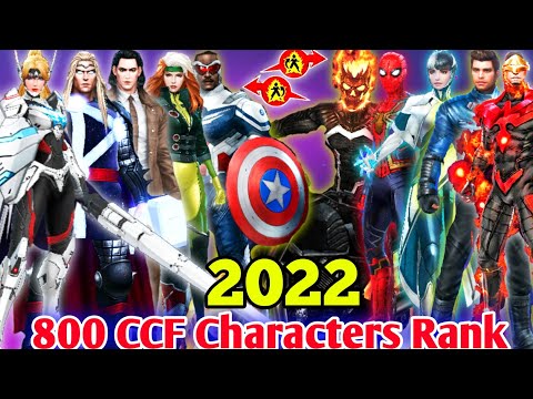 Top 10 T3 Characters Rank l Under 800 CCF l 2022 List l in Marvel future fight #mff #rkmff #800ccf