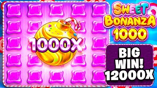 MASSIVE 1000X TUMBLE SWEET BONANZA 1000! [TOP 10] BIGGEST SLOT WINS OF THE DAY! #206