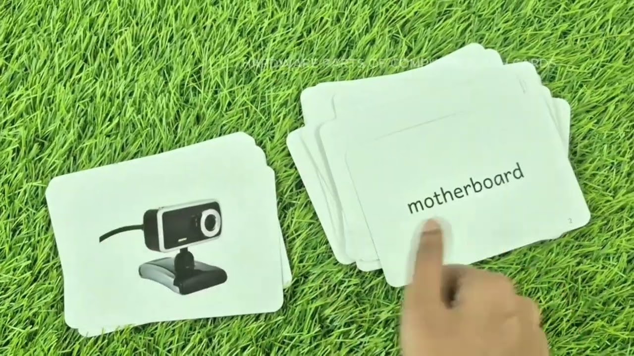 Computer Hardware Flash Cards for Toddlers 🧠💻 | Right Brain Learning Tools