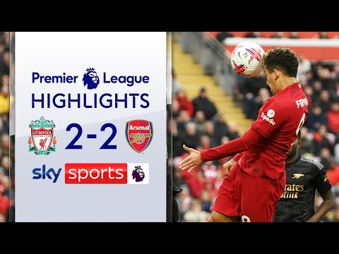 Arsenal drop points in the title race! 😱 | Liverpool 2-2 Arsenal | Premier League Highlights