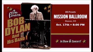 Bob Dylan LIVE 2019 &quot;Tryin&#39; to Get to Heaven&quot; 17 Oct 2019 Denver Colorado