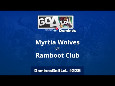 Myrtia Wolves vs. Ramboot Club - Gran Final - Domino's Go4LoL #235