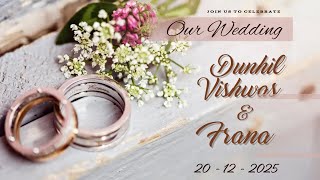 Download lagu Wedding Ceremony of Dunhil Vishwas and Frana mp3 Download lagu Wedding Ceremony of Dunhil Vishwas and Frana mp3
