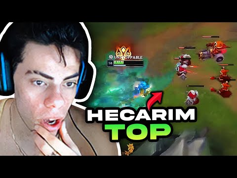 MY TEAM FORCED ME TO PLAY HECARIM TOP...