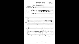 Phantom Thread - Phantom Thread II (Sheet Music)
